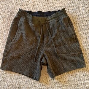 lululemon athletica Dark Green At-Ease Athletic Shorts